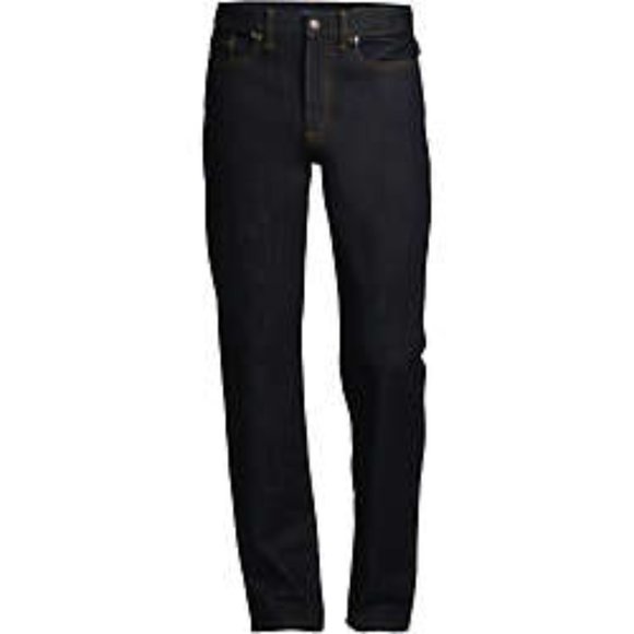 Men's Traditional Sailrigger Denim Jeans New - Dark Wash 38X27 - Picture 2 of 3